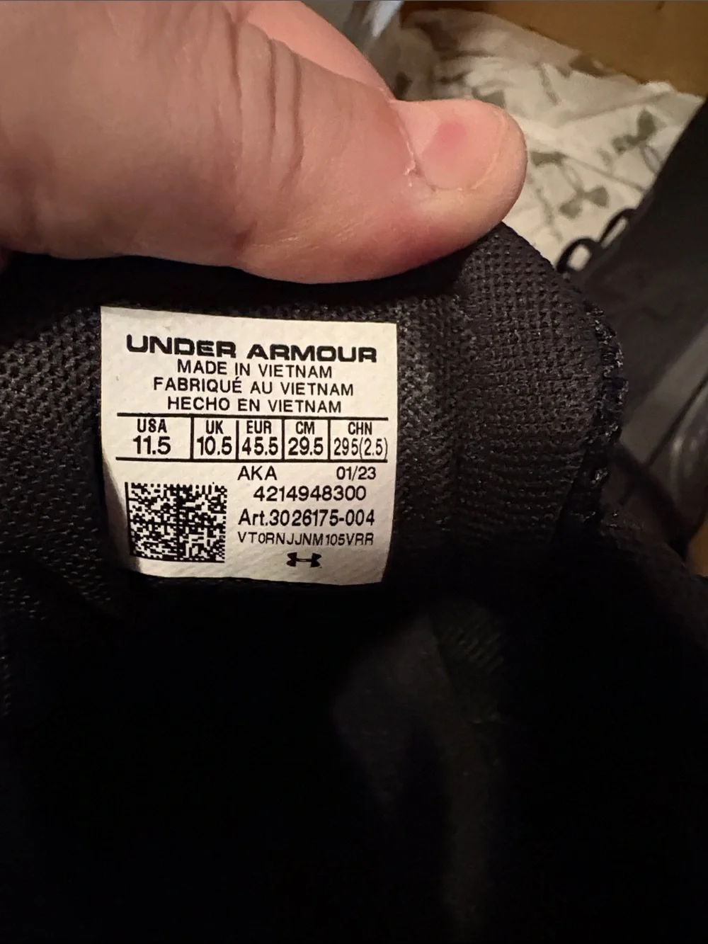 Under Armour Charged Assert 10 Men’s Shoes - Black